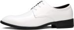 men Pointed-Toe Tuxedo Dress Shoes Casual Slip-on Loafer