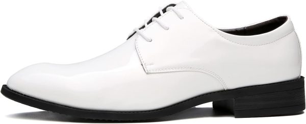 men Pointed-Toe Tuxedo Dress Shoes Casual Slip-on Loafer