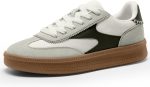 Suede Casual Sneakers Gum Sole Classic Walking Shoes