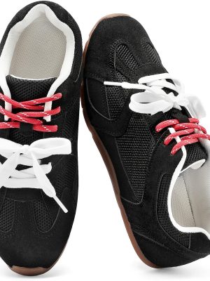 Lace-Up Casual Sneakers Non-Slip Comfortable Walking Shoes