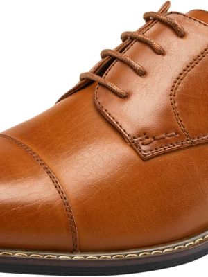 men Dress Toe Shoes Wingtip Brogue Oxford Formal Shoes for Men Business Derby Shoes